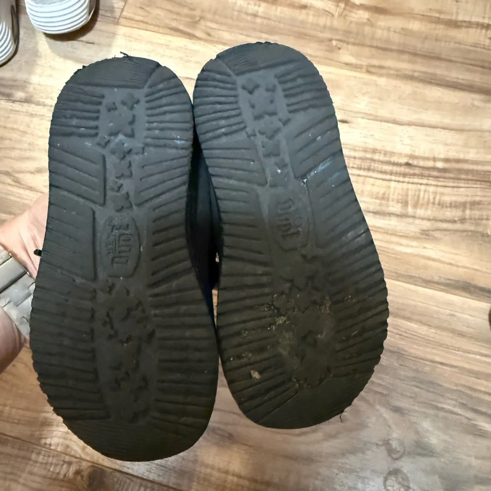 Hey Dude 8T Black Casual Slip-On Shoes